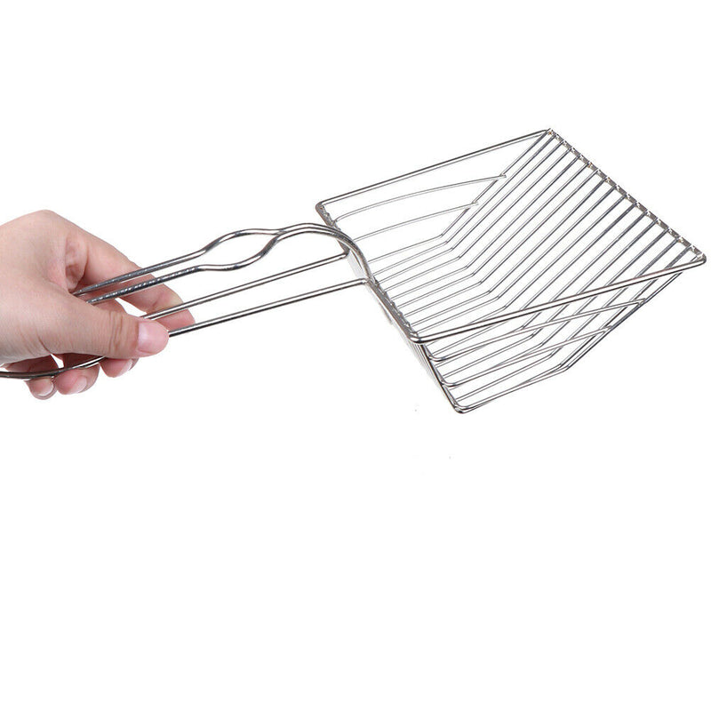 Cat Litter Scoop Metal Waste Scooper Poop Pet Sand Shovel Cleaning Tool OZ