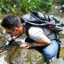 2Pcs Mini Water Purification Filter Kit Bushcraft Survival Camping Outdoor Tools