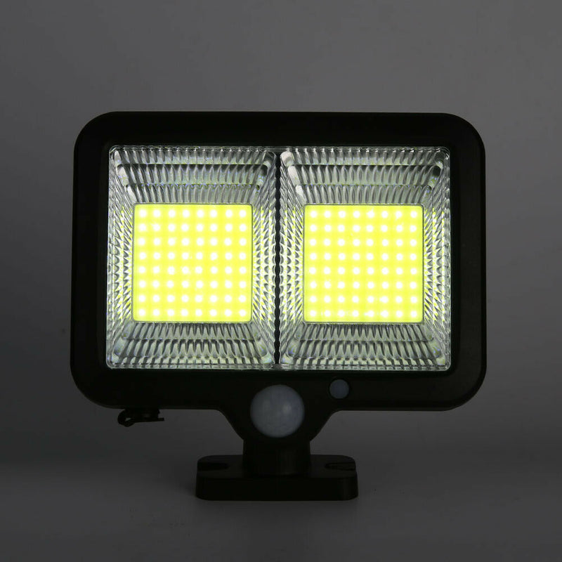 128 LED Solar Wall Light Motion Sensor Waterproof Yard Street Security Lamp