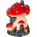 Ankoow Red Mushroom House Mini Landscape House Fairy Garden Decoration Resi