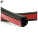 14 * 12MM D-TYPE TAPE ADHESIVE RUBBER SEAL I6U9