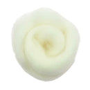 2Pcs Soft Needle Felting Nature Wool Top Roving Dyed Spinning Wet Fibers DIY