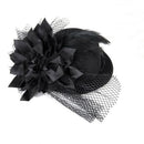 Women Adorned with Flowers Barrette Spring Burlesque Punk Mini Top Hat blac H8J9