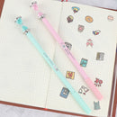 Time Hourglass Gel Pen Black Ink Pens Office Student Stationery Writing Pens OZ