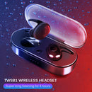 B1 Wireless Bluetooth Mini Earphones TWS Music Sports Headphones (Black) A