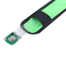 4x LED Flashing Arm Belt 3 Modes Adjustable Wrist Band Luminous Glow Bangle