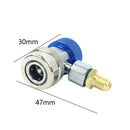 R134a LowHigh Quick Connector Adapter Air-Conditioning Extrtor Coupler
