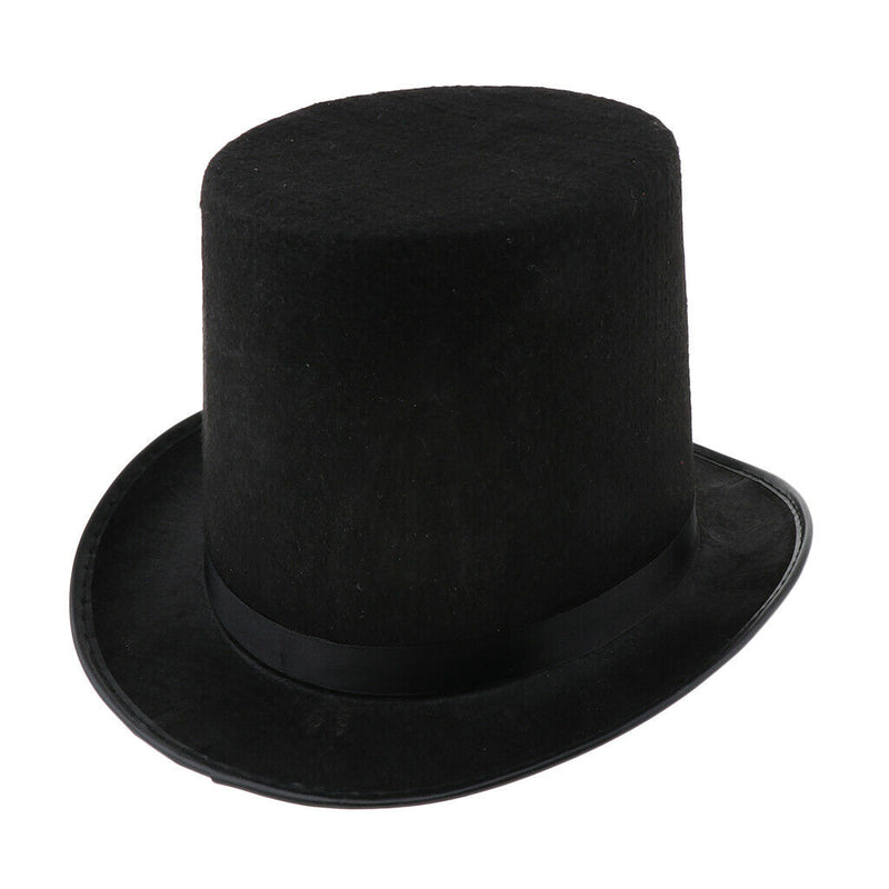 Novelty Top Hat for Adults - Magician Hat, Steampunk Fancy Dress Costume for
