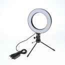 16cm LED Ring Light w/ Tripod Stand for Live Stream / Makeup +Selfie Stick