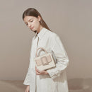 Female Shoulder Purse Splicing Party Elegant Evening Wristlets PU Crossbody Bags