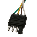 4 Way Flat to 7 Way Round Car Trailer Wiring Adapter Connector Plug Converter