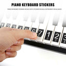 Universal Piano Keyboard Stickers 49/54/61 Keys Electronic Keyboard Stickers