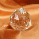 50MM FENG SHUI HANGING CRYSTAL BALL Sphere Prism Rainbow SuncatcherPendant T5E7