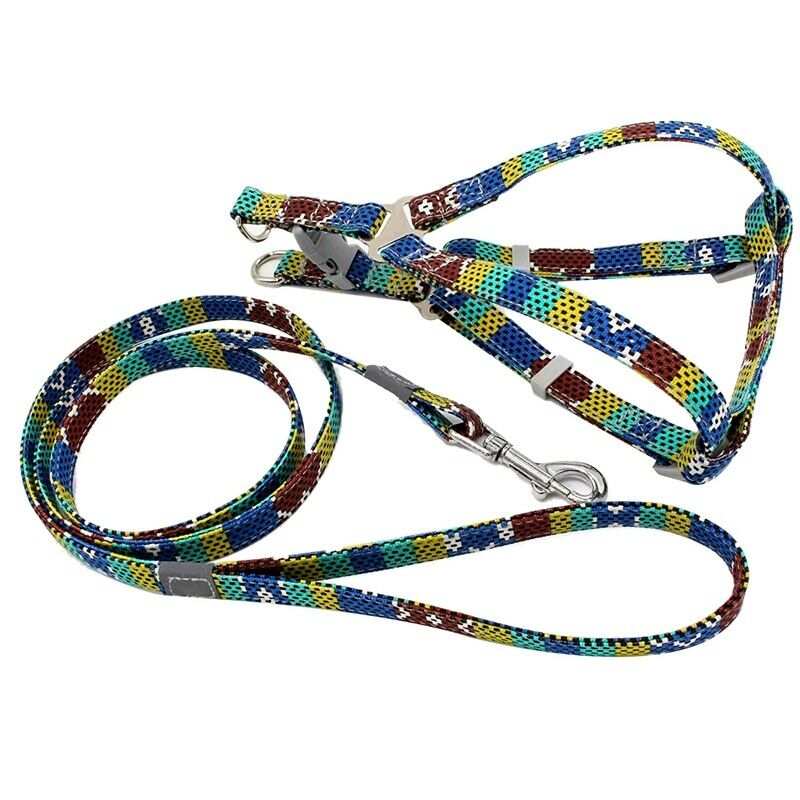 Classic Dog Harness and Lead for Small Medium Large Dogs Cats Chest Harnes