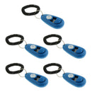 Pet Tainer Whistle Easy Puppy Training Obedience Agility Keyring Blue