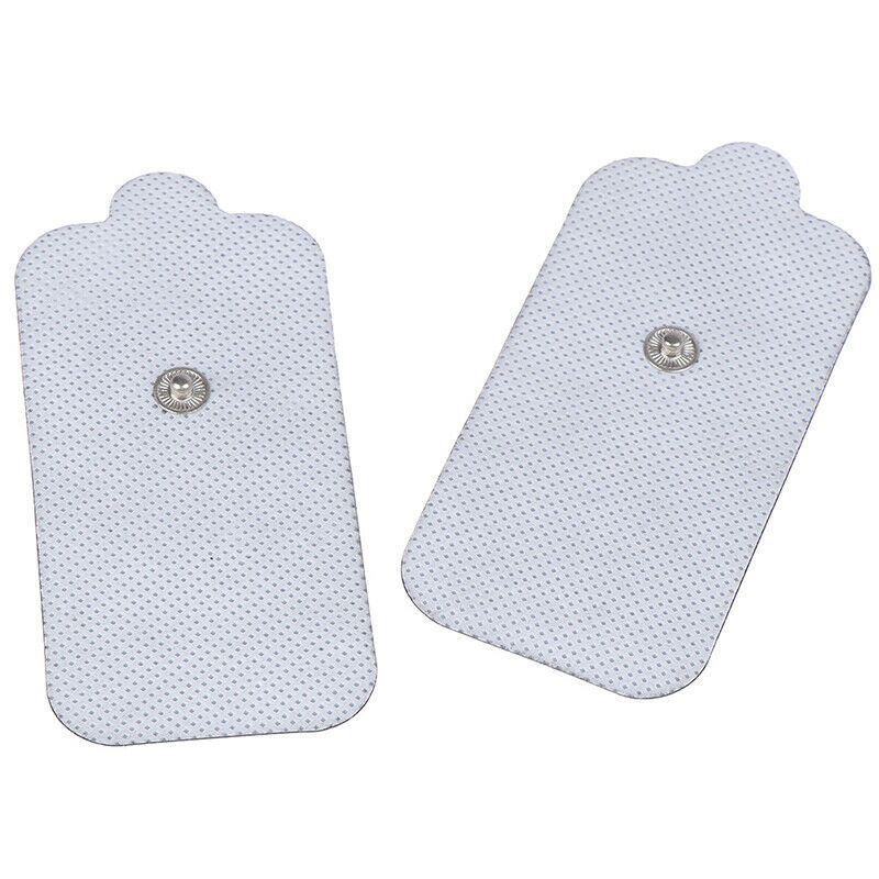 10pcs 5*9cm Silicone Gel Button Electrode Pads Tens Electrodes Digital Massa 3C