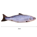 Plush Fish Shape Pet Cat Kitten Teaser Plaything Catnip Toys Pillow(20cm) A