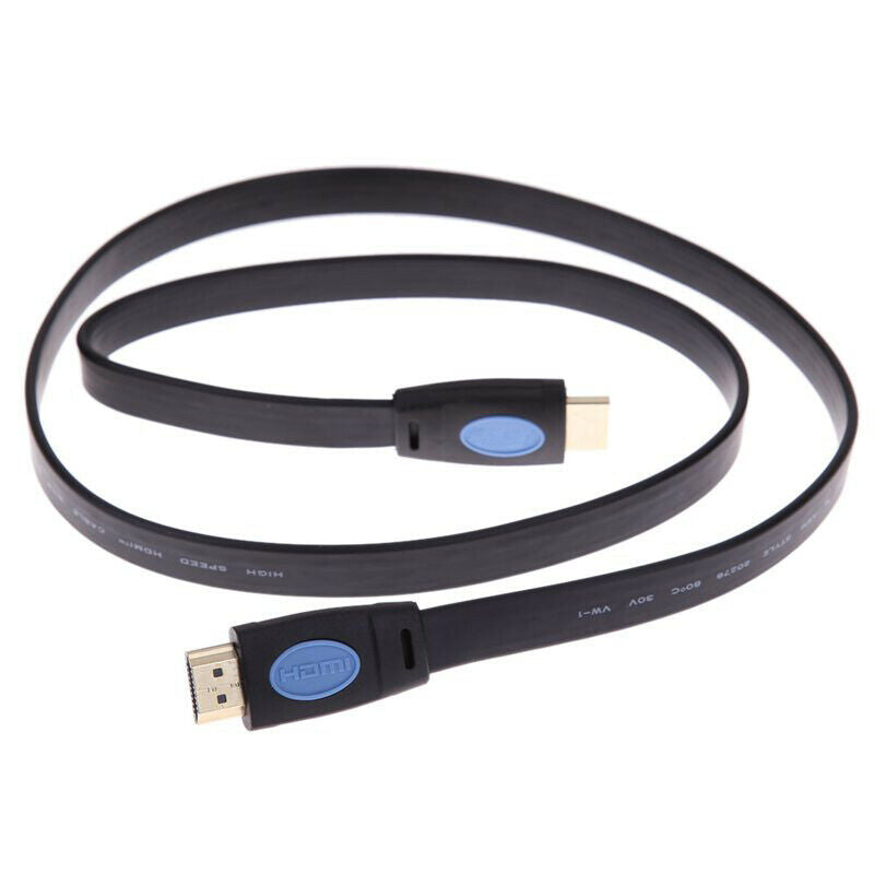 1 set Flat Ultra High Speed HDMI 2.0 Cable HDTV PS4 2160P 4K bluray 18Gbps