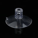 1Pc Clear Plastic Suction Cup Clip Advertising Clip Suction Cup TransparentSEAU