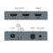 E12 4K HDMI 1.4 Splitter 1 In 2 Out with SPDIF + 3.5mm Audio Extractor  A#S