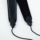 1PC Classy Saxophone Neck Strap Hook Black Adjustable Leather