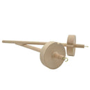 Beginners Drop Spindle Top Whorl Yarn Spin Hand Carved Gifts Wooden Tools A8P6