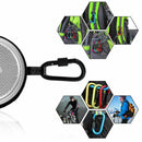 10pcs Aluminum Alloy Carabiner Shaped D Keychain Random Color -75mm * 40mm L5L9