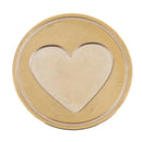 Classic Letter Seal Wax Stamp Heart Engraved w/ 5 Candles for Postage Cards