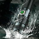 Rechargeable 1000000 lumens xhp70 powerful LED Flashlight USB Zoom torch New