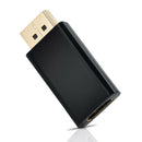 Black Display Port DP Male to HDMI Female Adapter Converter for PC Laptop HDTV^