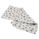 Cotton Lange New born Swaddle Blanket Sleeping bag 110 cm x 110 cm- Letters B3N4