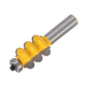 2pcs Triple Bead & Flute Furniture Molding Router Bit Set - 1/2