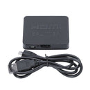 New 2 Output 1 Input HDMI Splitter Amplifier Switch Box Hub View HD 1080P
