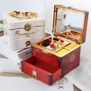 Classic Rotating Dancer Ballerina Piano Music Box Clockwork Plastic Jewelry