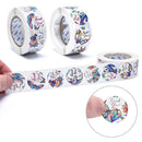 500PCS Round Animals And Plants Thank You Stickers Scrapbook Packaging LabeSEAU