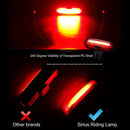 USB Rechargeable Mountain Bike Taillight Night Cycling COB Warning Light