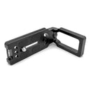 Universal Aluminum Alloy Quick Release L Plate Bracket Grip for DSLR Camera A