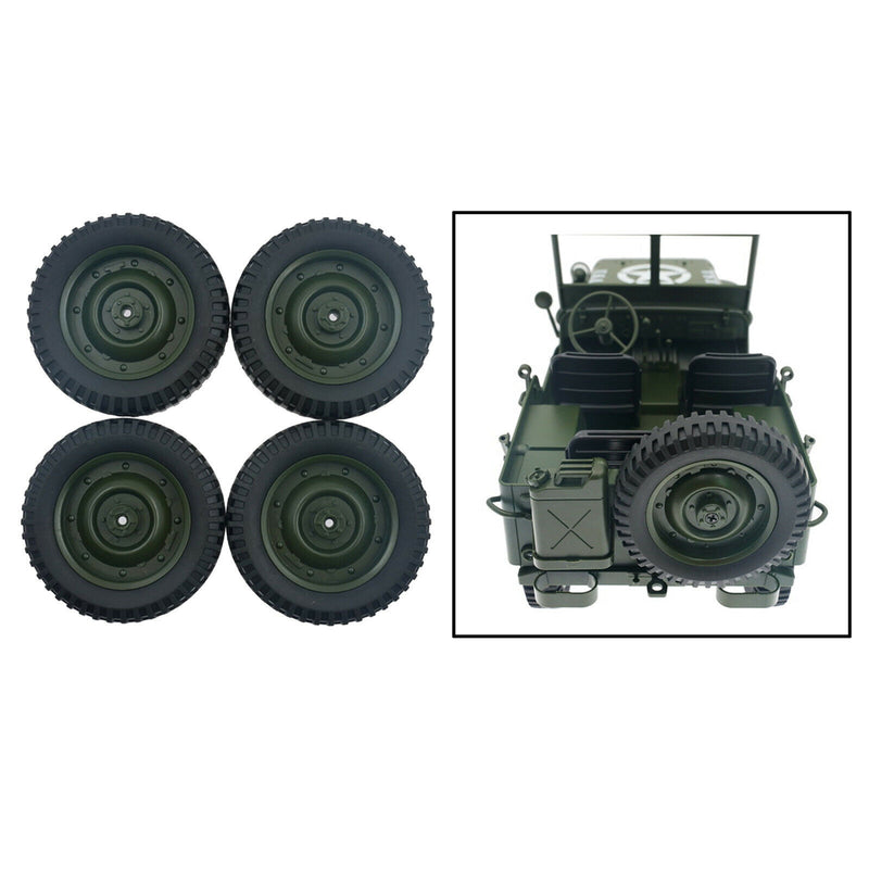 4xWheel Tire Tire Rubber And Plastic Hub RC Car Modified Parts