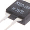 2Pcs  Normally Open Thermal Switch Temperature Sensor Thermostat KSD-01F 70 D JR
