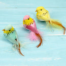 Artificial Birds Foam Feather Mini Tit Sparrow Craft DIY Wedding Wreath Deco OZ