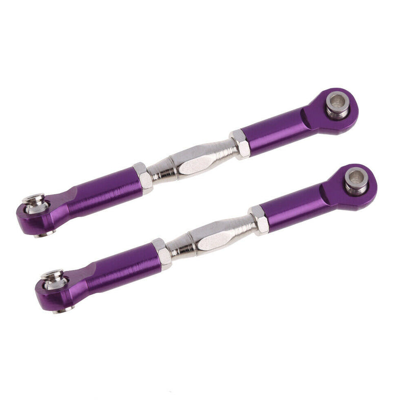 2pcs HSP Upgrade Fittings 106017 1/10 4WD RC Car Aluminum Steering Linkage