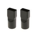 Vacuum Cleaner Power Tool Dust Extraction Hose Nozzle Adaptor 32mm Black 2x