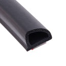 4M 13FT D-shape Universal Car Door Edge Rubber Seal Strip Trim Weatherstrip AU