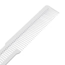 Hairdressing Carbon Anti-static Comb Wide Tooth Hair Clipper Comb (White) A