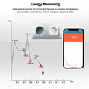 16A EU Smart Wifi Power Plug  Monitor Smart Home Wifi Wireless Socket Outlet Nw