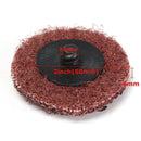 60pcs 50mm Sanding Disc 1/4" Roloc Holder Quick Roll Lock Surface Polishing