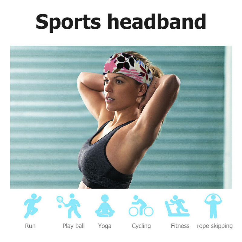 3pcs Sport Hair Bands Running Fitness Yoga Women Elastic Workout Sweatband