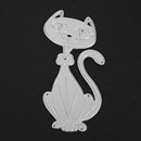 Lovely Cat DIY Cutting Dies Stencils Scrapbooking Embossing Album Card Gift A