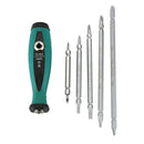 6Pcs Cross Word Set Dual-Purpose Screwdriver Premium Durable Screwdriver Se