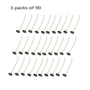 90Pcs Candle Wicks Cotton Core Waxed Wick with Sustainer for Candle Nove WOV